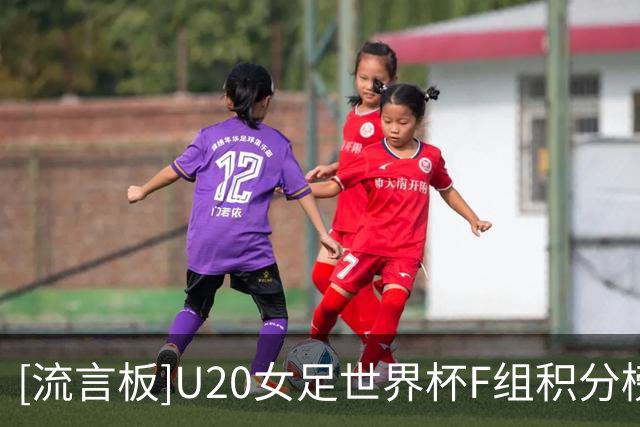 [流言板]U20女足世界杯F组积分榜：中国1胜1平列第二，末轮战西班牙